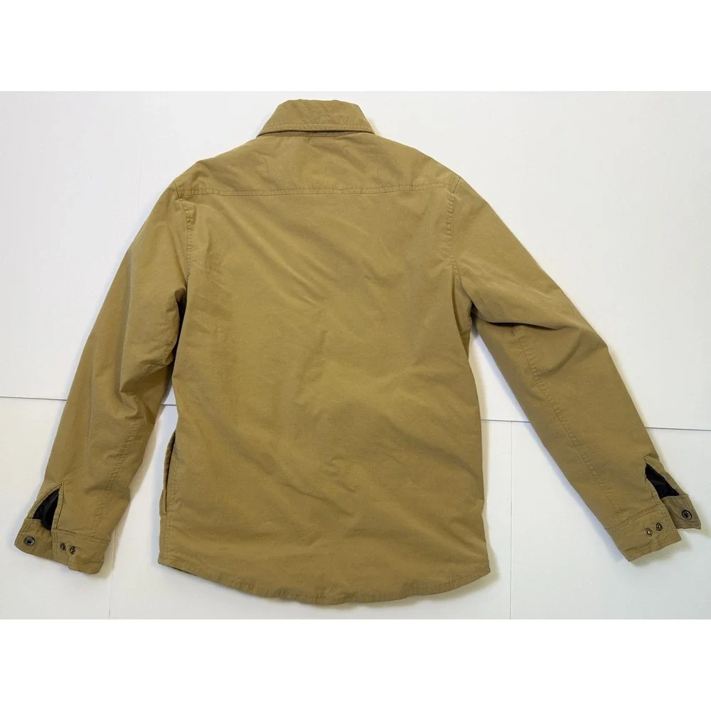 Eddie Bauer Mens S Voyager Fleece Blanket Aztec‎ Lined Jacket Tan Cowboy Western